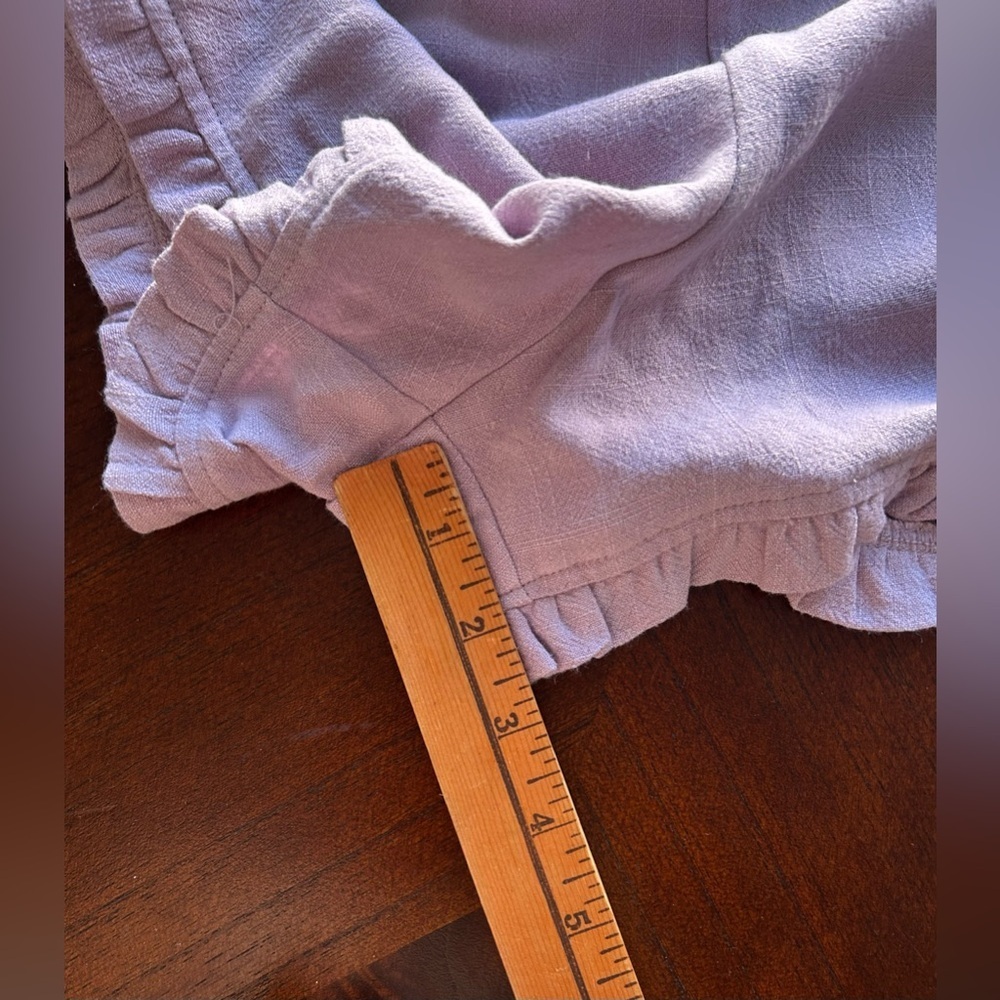 Promesa Light Purple Tie-Front Romper - Picture 5 of 9